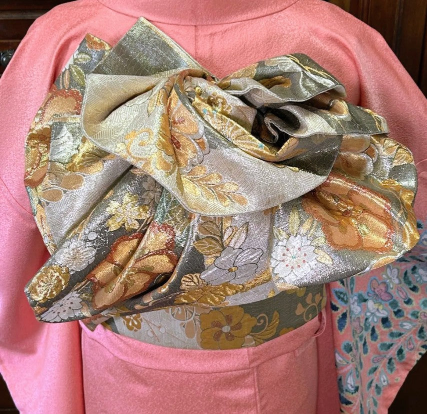 Artist-Made Furisode 5-Piece Set - Tsujigahana Shibori Pattern - Tall Size　「Free Shipping Included」