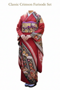 Classic Crimson Furisode Set